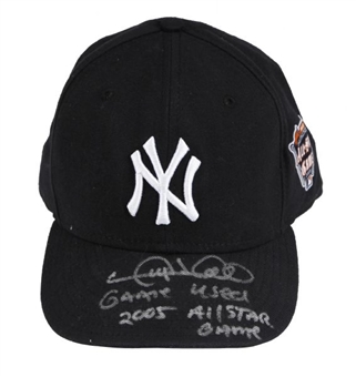 2005 Gary Sheffield All-Star Game Worn and Signed/Inscribed  New York Yankees Cap